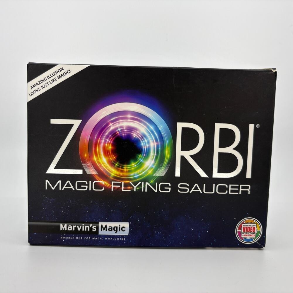 Marvin’s Magic Zorbi Magic Flying Saucer Amazing Illusion 2018 Open Box